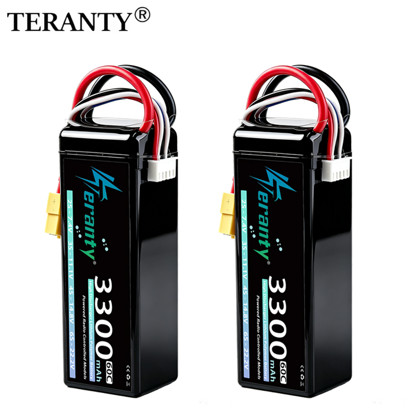 Drone Battery 4S - TERANTY 4S 3300mAh Lipo-Akku 14,8V 60C