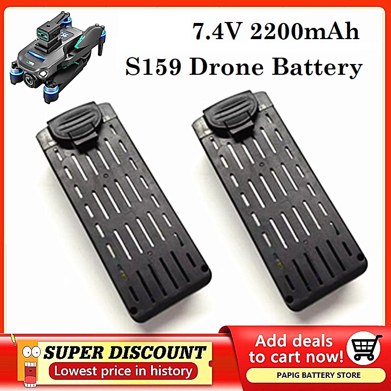 Drone Battery Li-Ion - S159 Batterie 7,4 V 2200 mAH