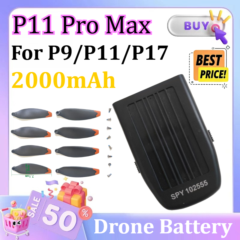 Drone Battery Li-Ion - 2000 mAh P11 Pro Max Drohne