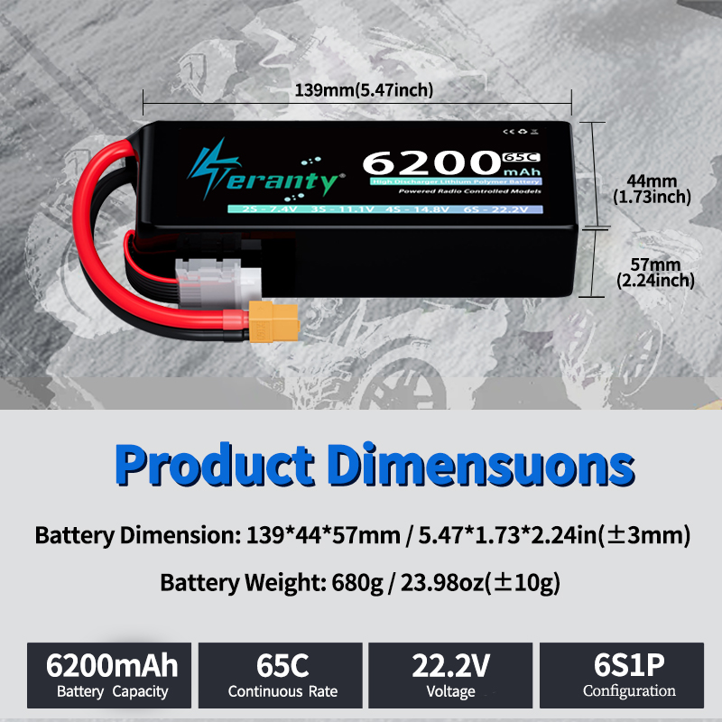 TERANTY 6S 6200mAh Lipo-Akku 2 – Drone Battery Plate Bewertung und Preis