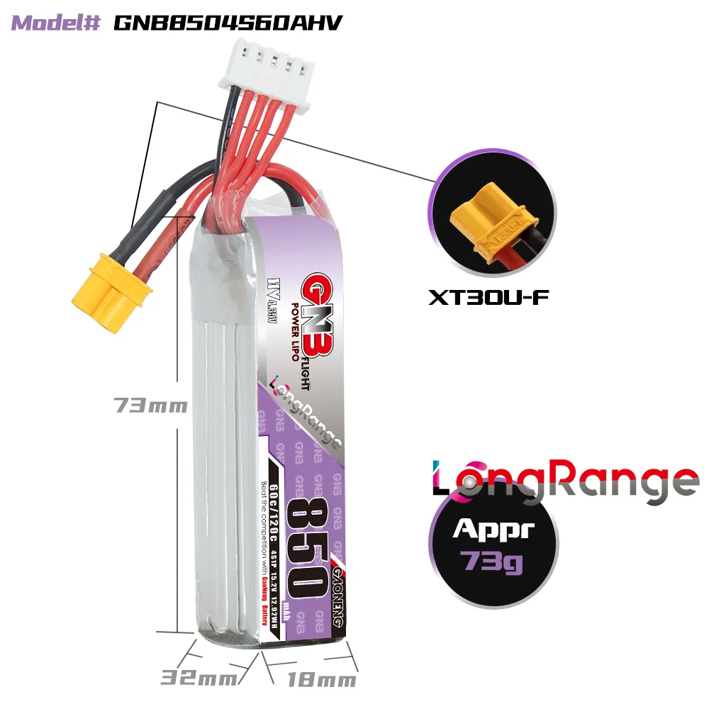 GAONENG GNB LiPo-Akku 850 mAh  – Drone Battery 4S Bewertung und Preis
