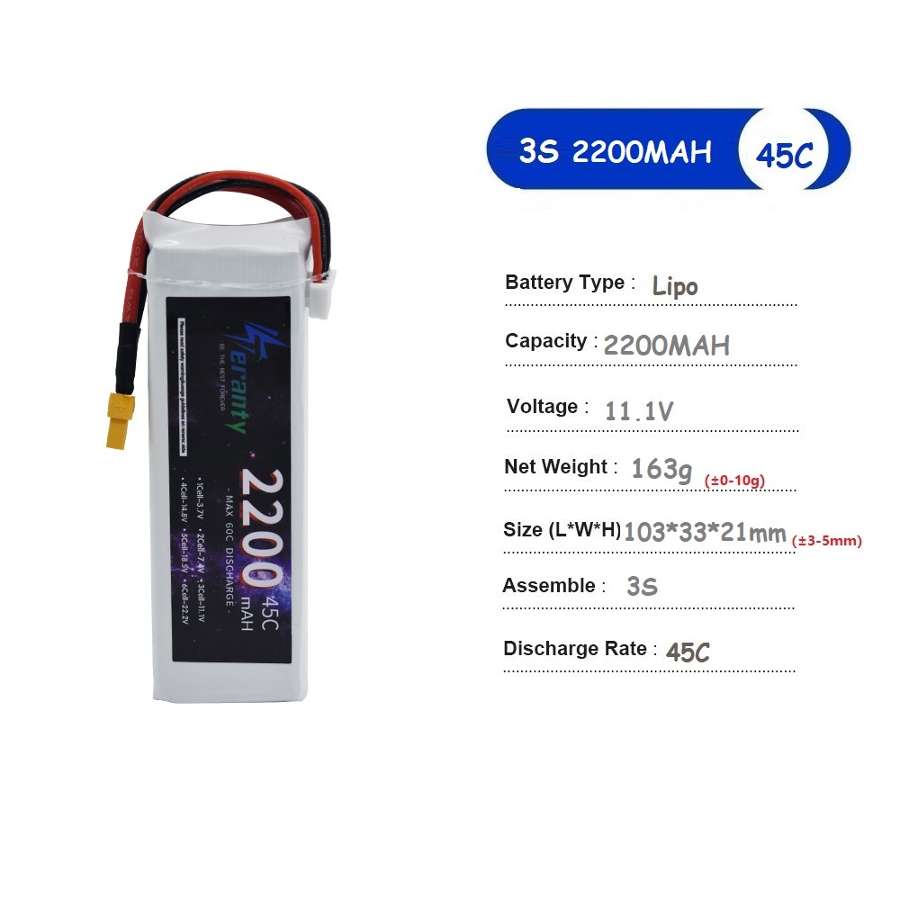 3S 11,1 V Lipo Batterie Deans  – Drone Battery 4S Bewertung und Preis